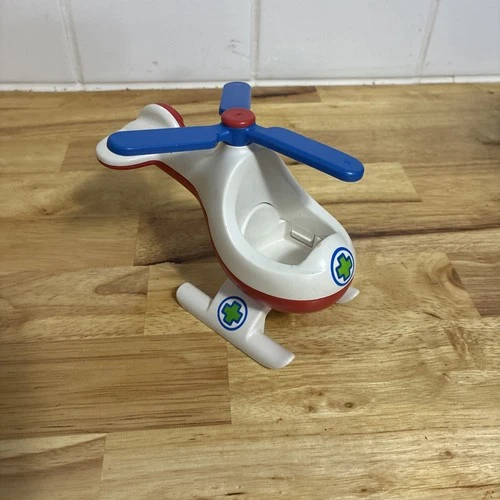 Playmobil Junior 123 Helicopter Red Vintage 1993