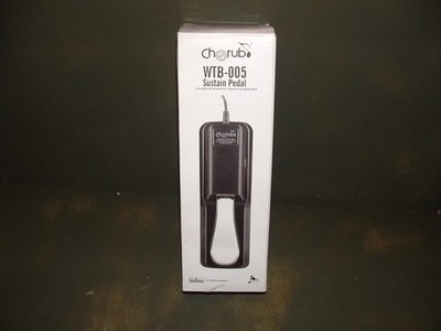 Cherub Sustain Pedal Model WTB-005 for Digital Piano and Keyboard w/ Box