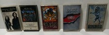 VTG Rock  Metal Cassette Tape Lot of 5: Page Plant,DIO,AC/DC,Rolling Stones, BL