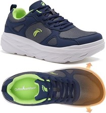 Men's Orthopedic Diabetic Wide Toe Box Walking Shoes: Comfortable Arch Support P