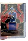 2025 Panini Select - Draft Selections Memorabilia Jaxson Dart #DSM-JDT Red Prizm