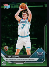 2025-26 Topps NBA Collect Topps Now Green Rookie Kon Knueppel 151 #d /99 DIGITAL