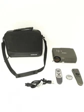 InFocus LP70 Portable XGA DLP Projector w/2x Remotes, 158 Lamp Hours, Bag, WORKS