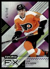 2021-22 Upper Deck Synergy FX Cam Atkinson 472/749 Philadelphia Flyers #FX-CA