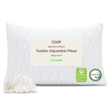 Coop Home Goods Original Toddler Adjustable Pillow, Soft, Breathable, 19 x 13