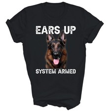 Camisa Unisex Armada Sistema Orejeras Perro Pastor Alemán Regalo