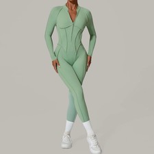 Maristella Sculpting Active Jumpsuit Women  s Seamless Workout Yoga Bodysuit