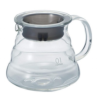 Hario V60 Glass Range Coffee Server, 360ml, Clear