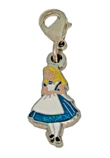 Disney Alice in Wonderland Double Sided Bracelet Charm For Bracelet Zipper Pull