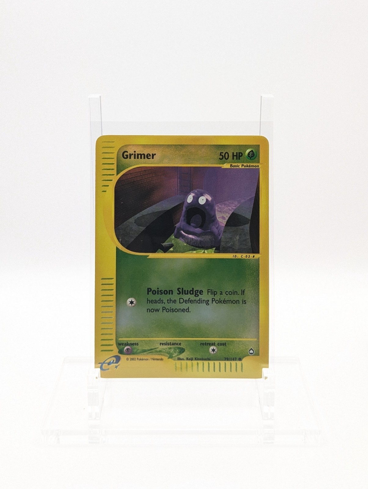 Pokemon AQUAPOLIS - #79/147 Grimer - Reverse Holo - ENG - Near Mint
