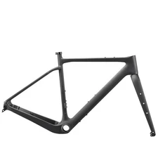 700C Disc Brake Gravel Carbon Road Bike Frame 45C Max Tire Bicycle Frameset