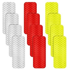 Zonon Warning Reflective Stickers Safety Night Visibility Adhesive Stickers 12