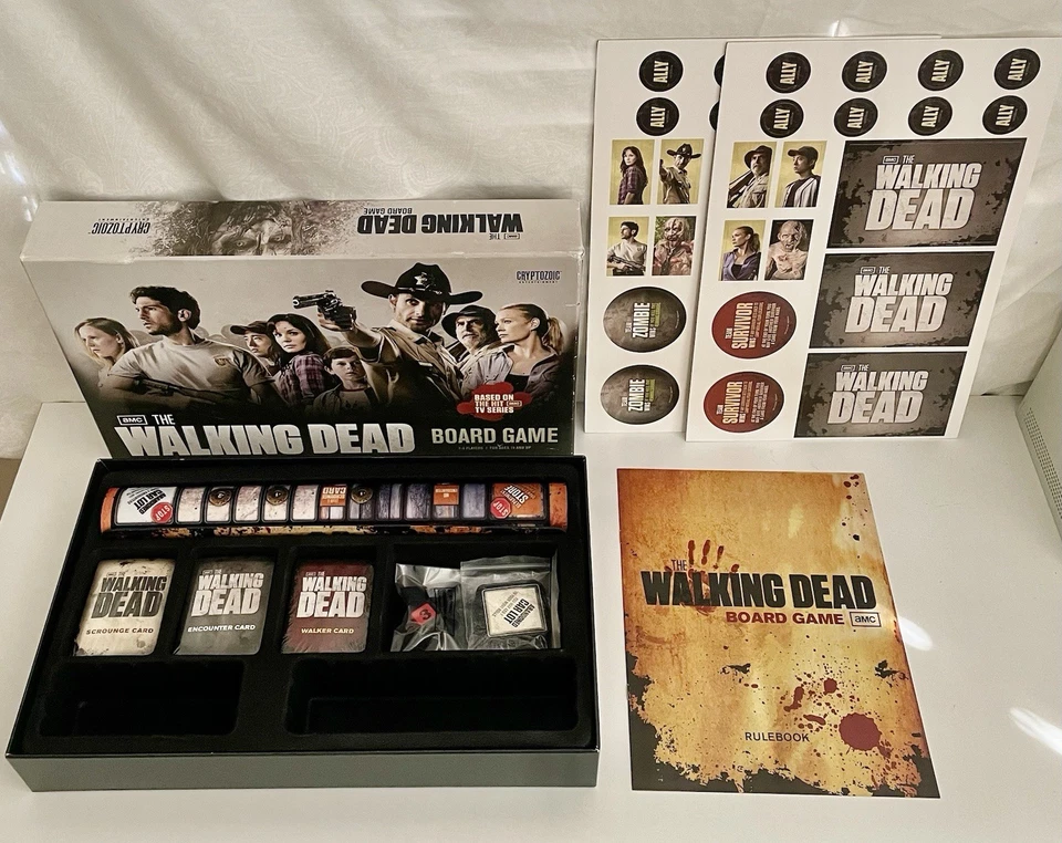 AMC The Walking Dead Board Game By Cryptozoic 2011 *Missing 2 Plastic Bases *EUC - Image 3 of 4