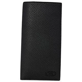 Ferragamo — Ferragamo Bi-Fold Long Wallet 66A074 685783 NERO Black Revival Long Wallet