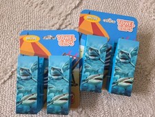 Set 2 Shark 4 Count Jaws Towel Clips Fun Stuff Beach Pool Lounge Chair Clips