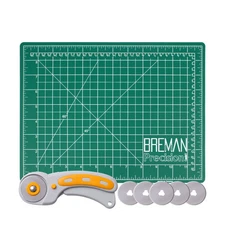 WA Portman Self Healing Cutting Mat & Rotary Cutter for Fabric Set - 9x12 Inch