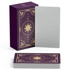 Create Your Own Oracle Cards - DIY Blank Tarot Cards - Deck of 80 Blank Oracl...