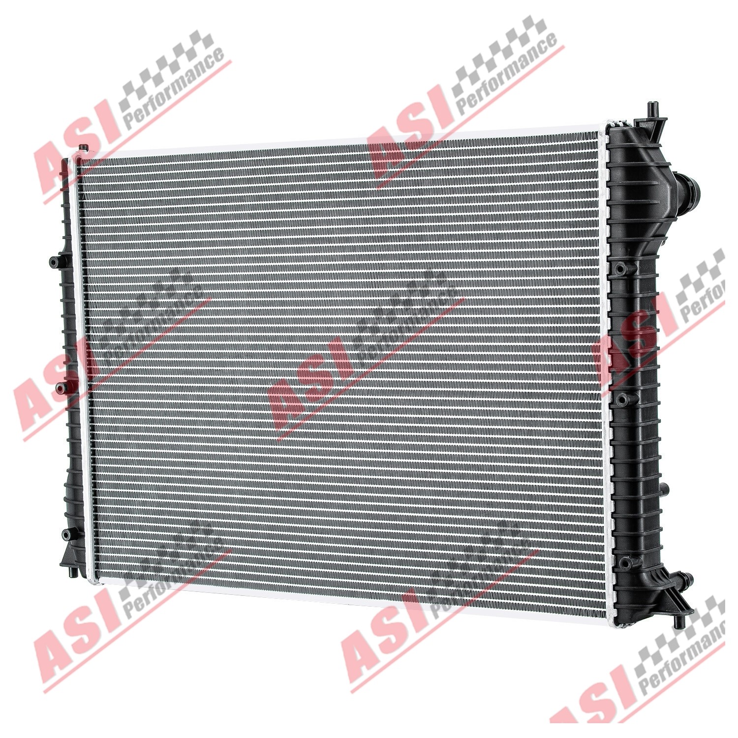 For 04-11 06 Bentley Continental Gt Gtc Flying Spur W12 Engine 2 Core Radiator.