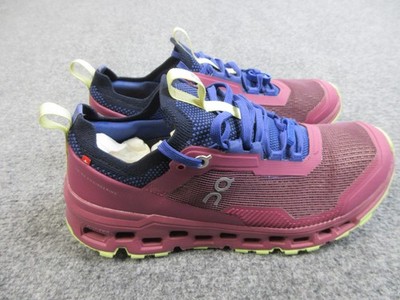 On Cloudultra Shoes Mens 7.5 Purple Navy Trail Running Sneakers Missiongrip