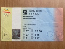 1992 Barcelona Summer Olympics. Athletics finals.