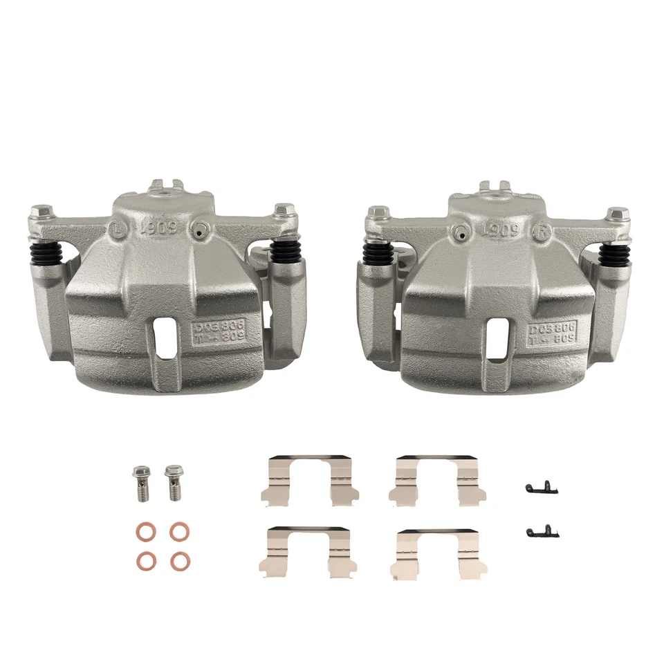 Front Brake Caliper Assembly Pair for Suzuki Kizashi 2010-2013 19-B3428 19-B3429 - Imagen 2 de 4