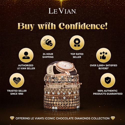 Le Vian 14K Weißgold Cocktail Ring für Sie 2,29 kt Rauchquarz Diamant Größe 7 - Bild 2 von 5