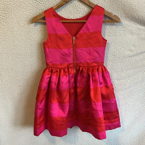 Kate Spade Girls Dress Size 8 Pink Red - Picture 5 of 7