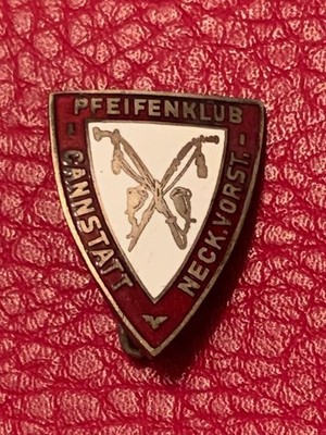 Abzeichen Pfeifenklub Cannstatt ( Stuttgart ) Neckar Vorstadt