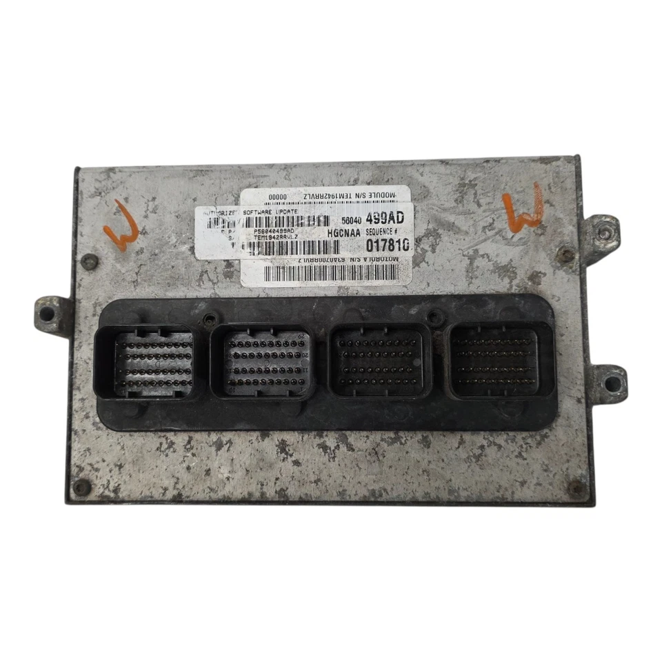 Dodge Dakota 2003 módulo de control del motor 4,7 L computadora P56040499 ECM PCM ECU OEM Foto 2 de 4