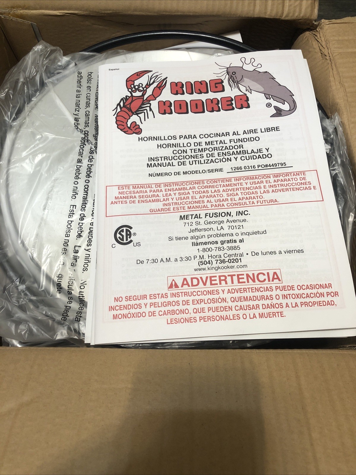 King Kooker # 1266 Portable Propane Outdoor Turkey Fryer, 29-Quart Boiling