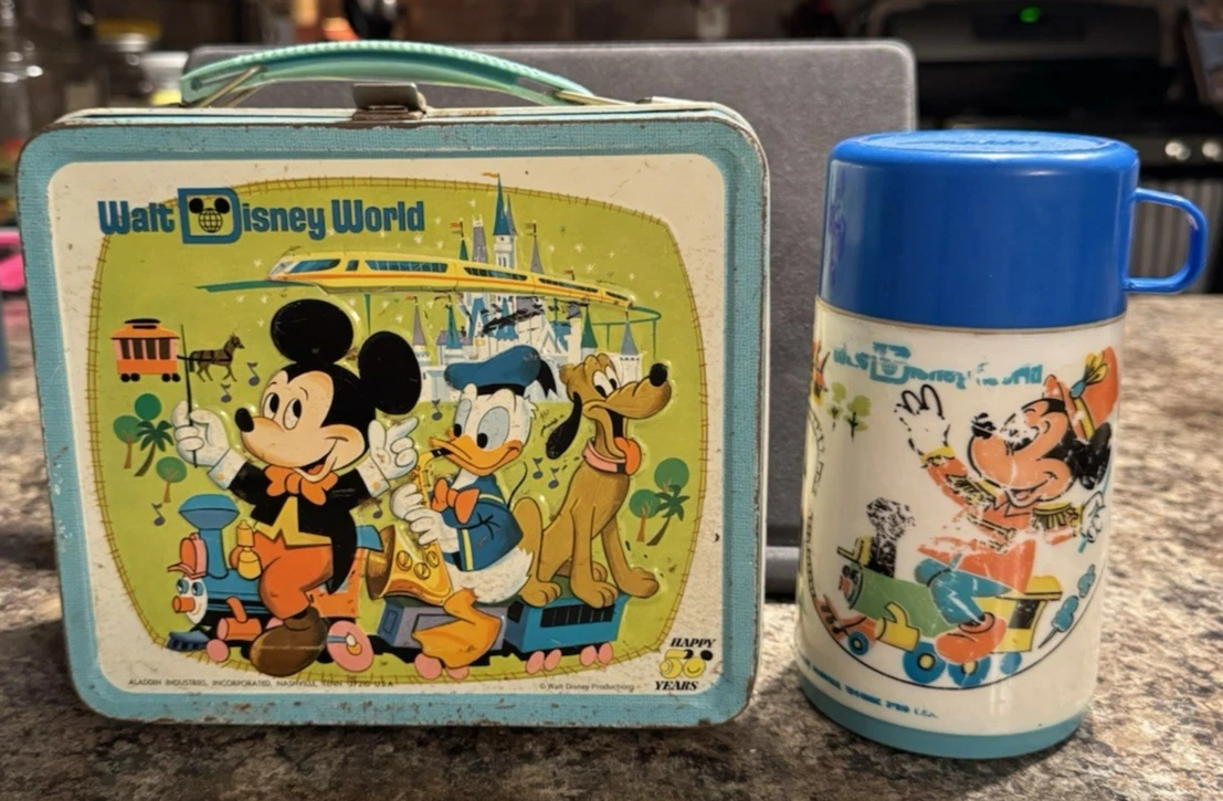 Walt Disney World Lunch Box In Collectible Metal Lunchboxes 1970
