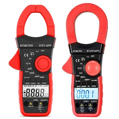 Digital Zangenmultimeter AC/DC Stromzange mit Bluetooth Messgerät Spannung Clamp