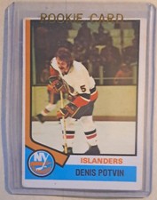 1974-75 O-Pee-Chee Dennis Potvin Rookie Card  # 195