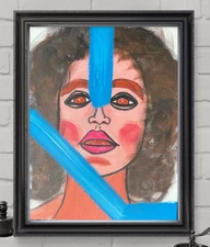 Original Art Surprise - 11x14 Canvas Expressionism Abstract Design Home Art