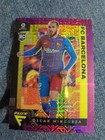 2021-22 Panini Flux La Liga Soccer Oscar Mingueza #276 Purple Mojo Prizm RC