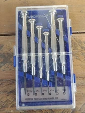 Archer Assorted Precision Screwdriver Set Of 6 Different Size In Case Multi Use