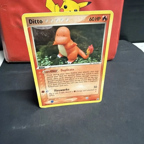 Pokemon Ditto Charmander 37/113 Delta Species Mp Condition