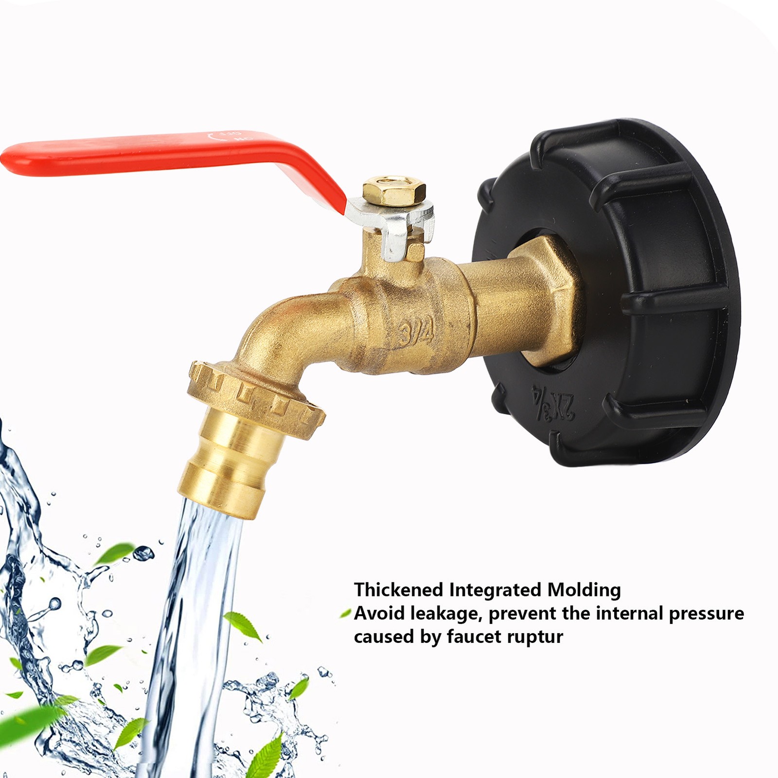 IBC Tote Adapter With Coarse Thread For Water Tanks