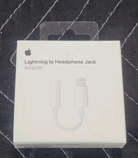 Apple Lightning to 3.5 mm Headphone Jack Adapter Original OEM iPhone 8+ X 11 12