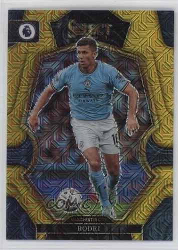 2022 Panini Select Premier League Mezzanine Gold Mojo Prizm /10 Rodri #178 im0