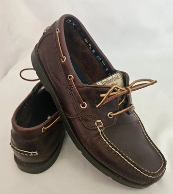 Timberland Earthkeepers Leather Boat Shoes Men Sz 10.5 Brown 5230R