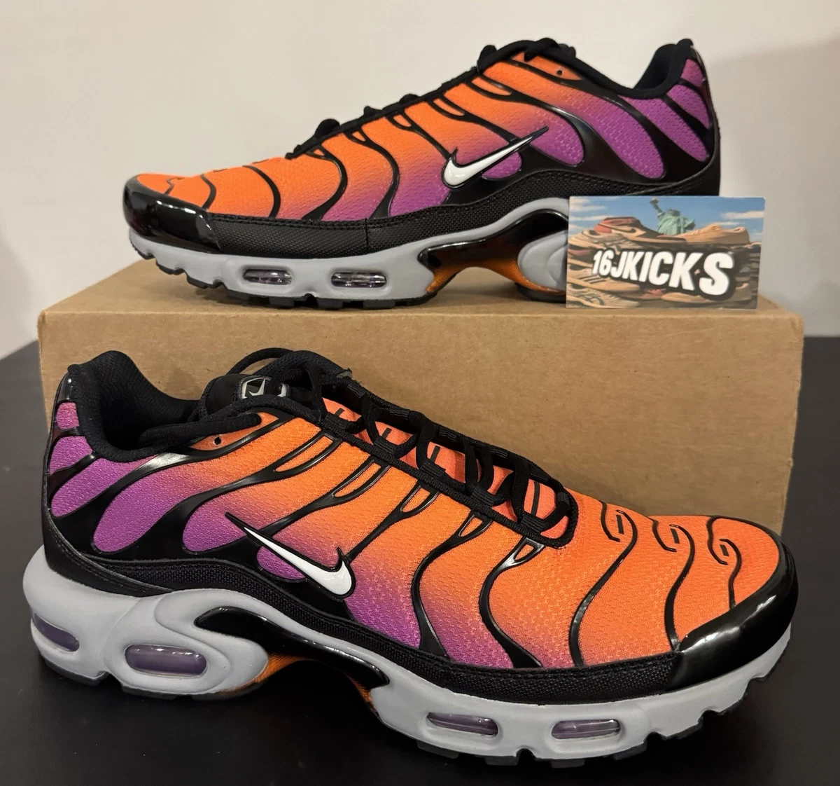 Nike Air Max Plus Total Orange Vivid Purple for Sale