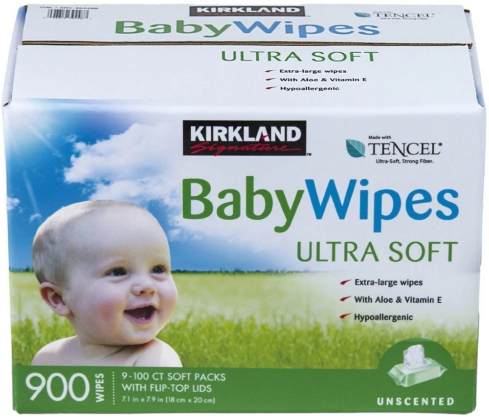 Signature Baby Wipes Wbmfyk, 13.8 Pound, (2 Box of 900 Wipes)