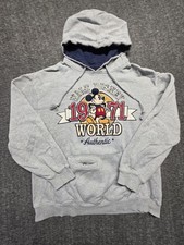 Walt Disney World 1971 Authentic Adult Small Mickey Mouse Embroidered Hoodie