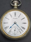 Antique 1899 Waltham 18s Pocket Watch Runs Rare 24 Hour Canadian Military Dial