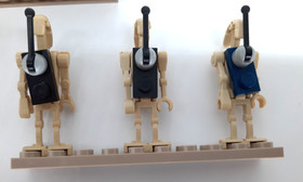 LEGO Star Wars Lot of 20 Battle Droids sw0001 w/ Custom Radio Backpacks Set 7662