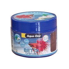 Aqua One Betta Colour Boost Granules with Garlic Complete Daily Fish Food 60g