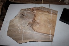 Parte di acero ambrosia spaccata bordo vivo, tavola di progetto fai da te, ripiano galleggiante VUOTO