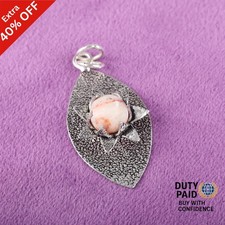 Sterling Silver Red Web Jasper Stone Daughter Drop Dangle Anniversary Earrings
