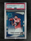 2017 Panini Donruss Optic PATRICK MAHOMES II Rated Rookie Chiefs #177 PSA 10